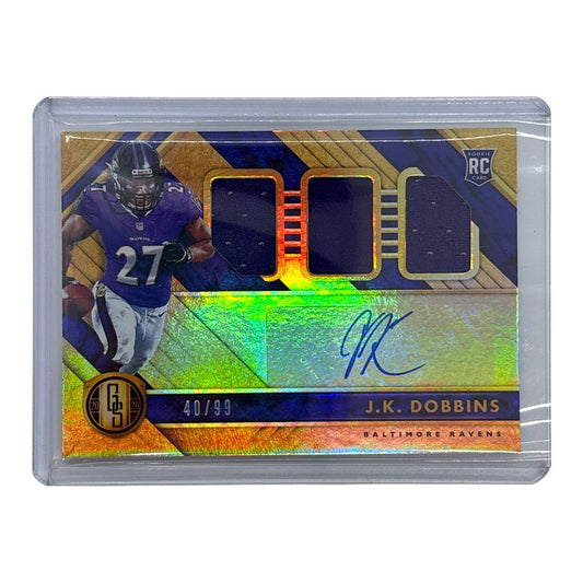 PANINI NFLカード GOLD STANDARD J.K. DOBBINS BALTIMORE RAVENS 40/99 #280 中古 IT1