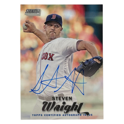 TOPPS MLBカード STADIUM CLUB STEVEN WRIGHT BOSTON RED SOX #SCA-SW 中古 IT2