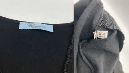 Blumarine ブルマリン スワロフスキーボタン カーディガン WL0213316 サイズ IT40 ブラック 中古 D4