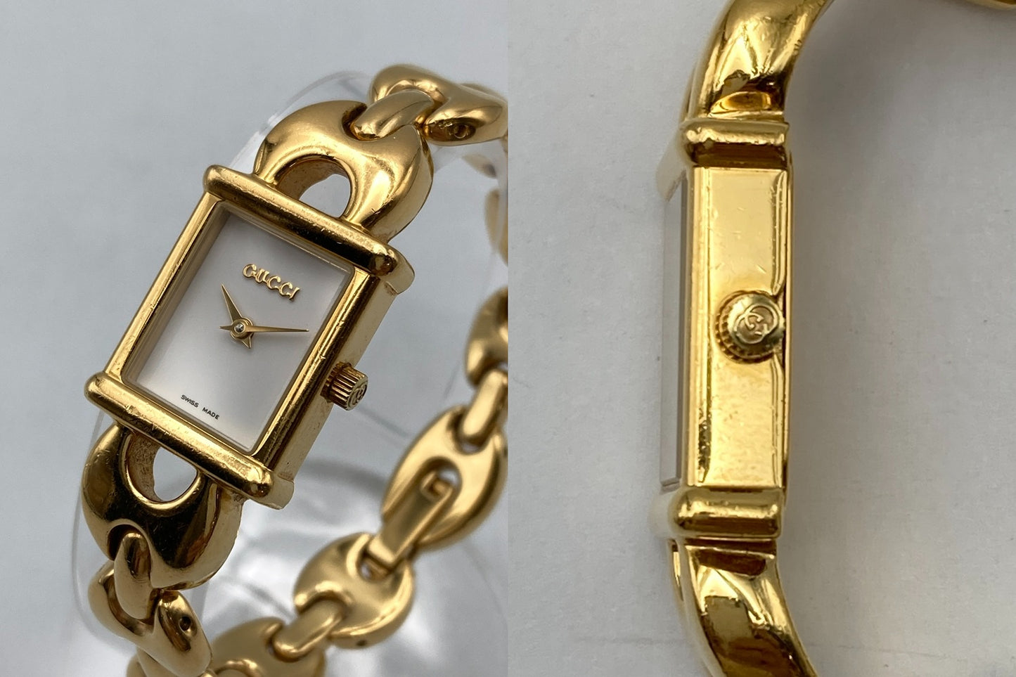 GUCCI グッチ チェンジベルト 腕時計 クオーツ 1800L レディース 中古 D4