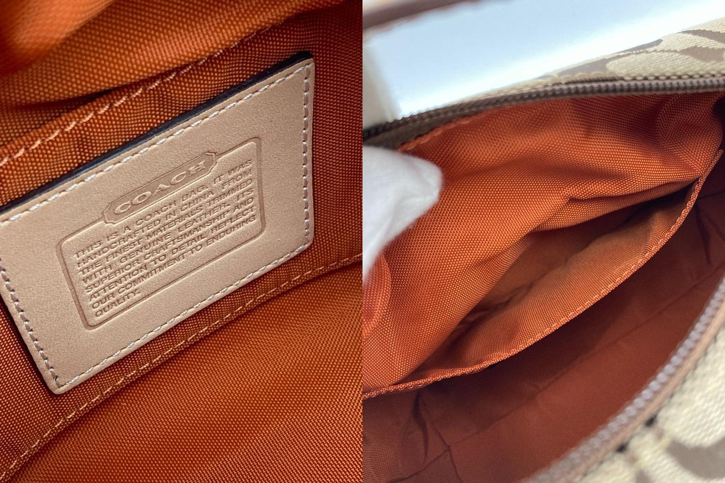 COACH コーチ シグネチャー ハンドバッグ/アクセサリーポーチ 中古 D4