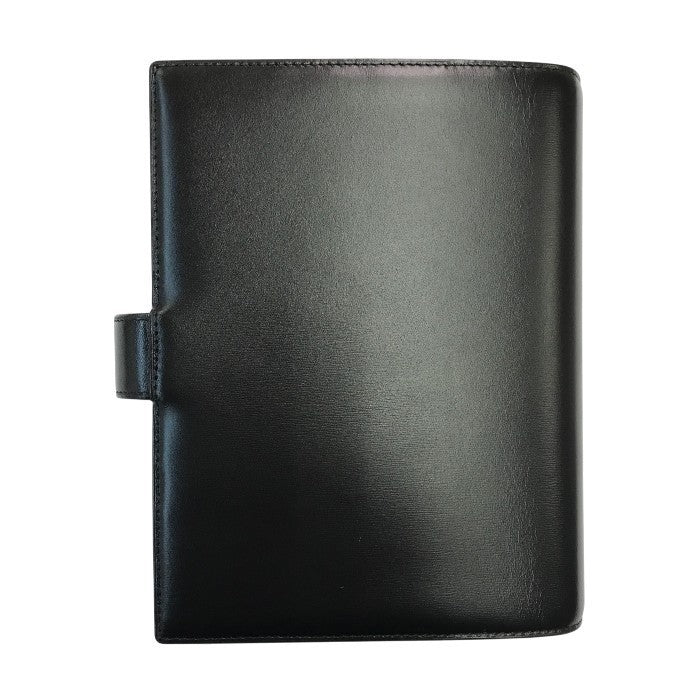 CARTIER カルティエ パシャ 手帳カバー ユニセックス レザー システム手帳 B6サイズ ブラック 中古 T1
