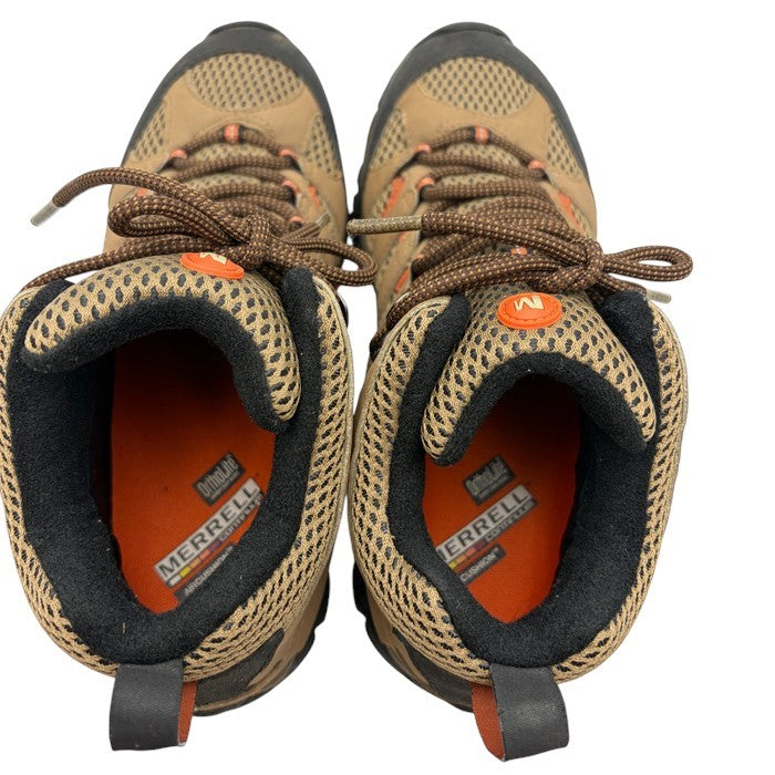 MERRELL メレル MOAB MID トレッキングシューズ J41413 US7 (約25cm) 登山 メンズ 靴 ブラウン 中古 W４