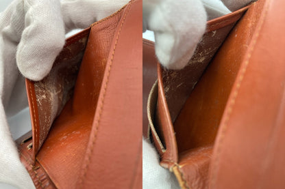 LOUIS VUITTON ルイヴィトン エピ ポルト モネ・ビエ カルト クレディ ケニアブラウン M63483 Wホック 財布 中古 D4
