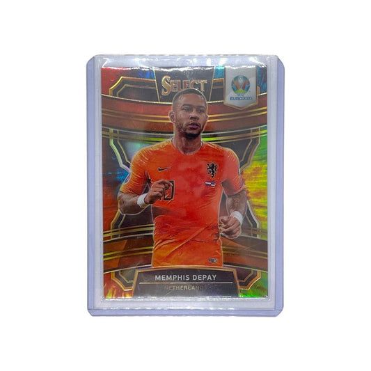 PANINI サッカーカード SELECT UEFA EURO PRIZM TIE DYE TERRACE MEMPHIS DEPAY NETHERLANDS 11/25 #92 中古 IT1