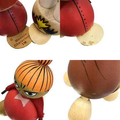 MOOMIN ムーミン ツボ押し 人形 12体セット PUULELUT 木製 フィギュア マッサージャー ※ばら売り不可 中古 T1