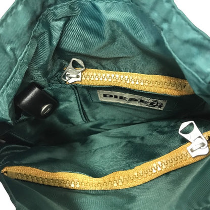 DIESEL ディーゼル ショルダーバッグ ユニセックス ナイロン レザー サコッシュ ブラック 中古 T1