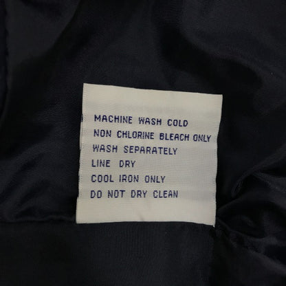 Majestic インディアンス スタジャン メンズ 秋冬 ナイロン ネイビー/レッド XLサイズ 中古 M1