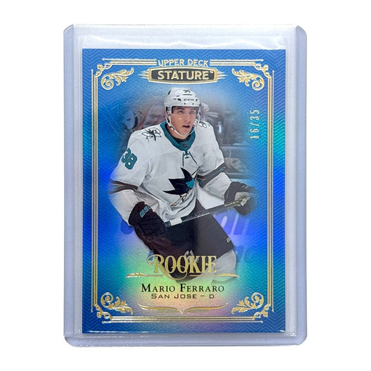 UPPER DECK NHLカード STATURE MARIO FERRARO SAN JOSE 16/35 #145 中古 IT1