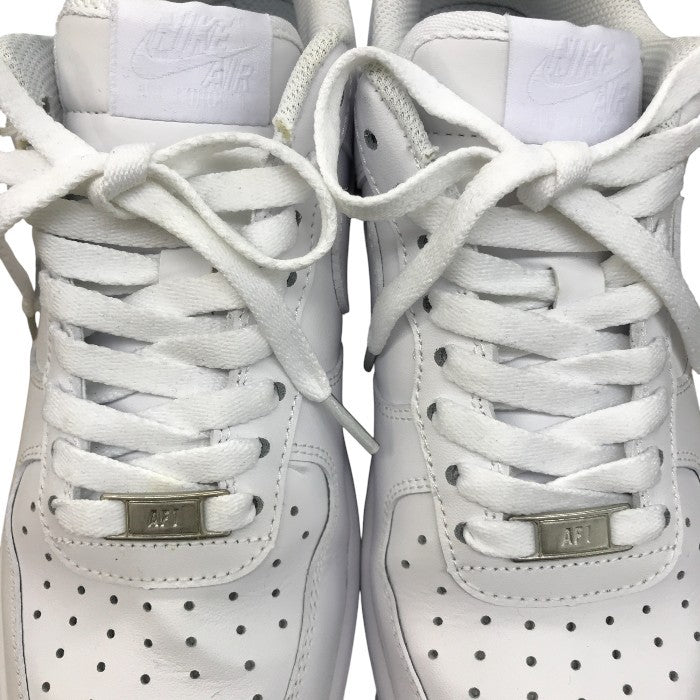 NIKE ナイキ AIR HORCE1 メンズスニーカー シンプル ホワイト 26.5cm CW2288-111 中古 N1