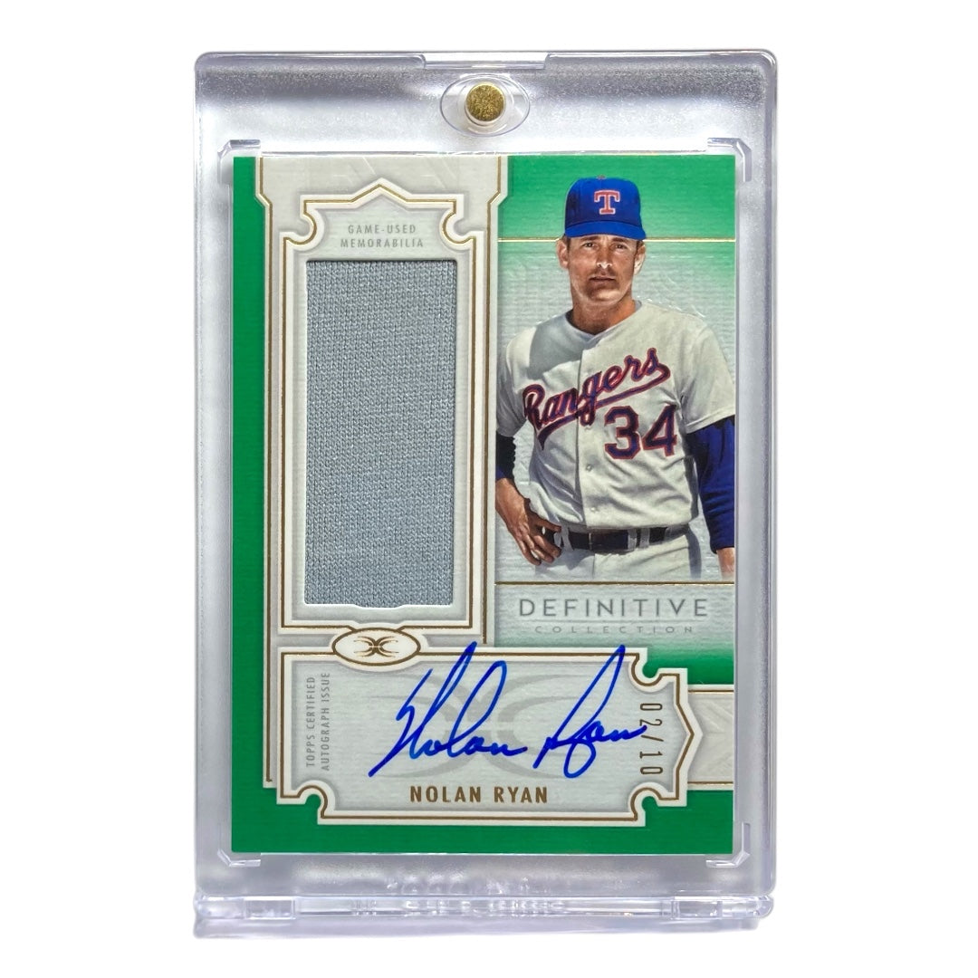 TOPPS MLBカード DEFINITIVE COLLECTION NOLAN RYAN TEXAS RANGERS /10 #DARC-NRY 中古 IT2