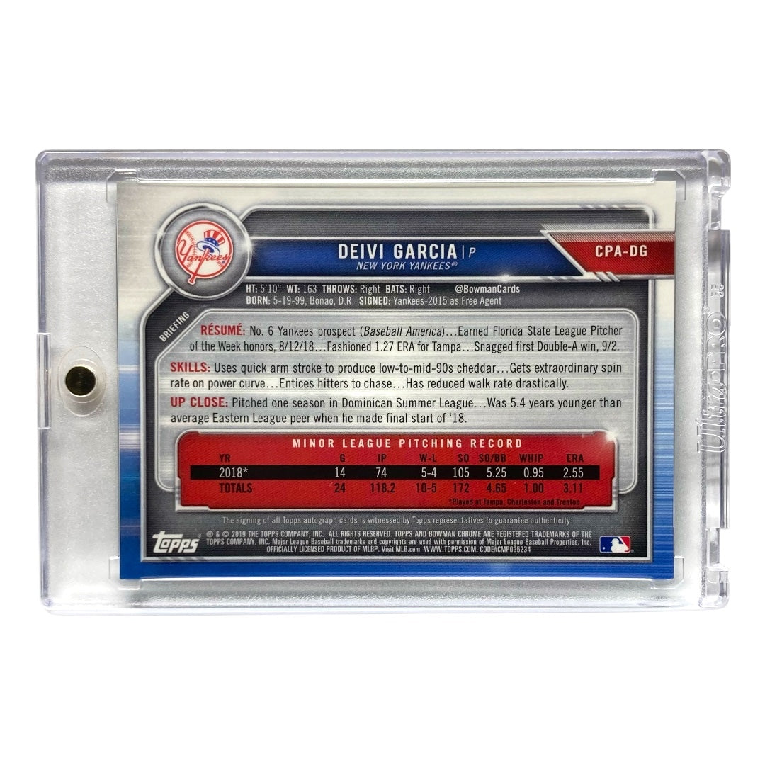 TOPPS MLBカード BOWMAN CHROME DEIVI GARCIA YANKEES 33/99 #CPA-DG 中古 IT2