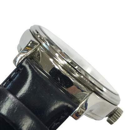 SEIKO PRESAGE プレザージュ SARY187 腕時計 メンズ 自動巻き アナログ Basic Line Japanese Garden レザーバンド シルバー/ネイビー 4R39-00W0 中古 T1
