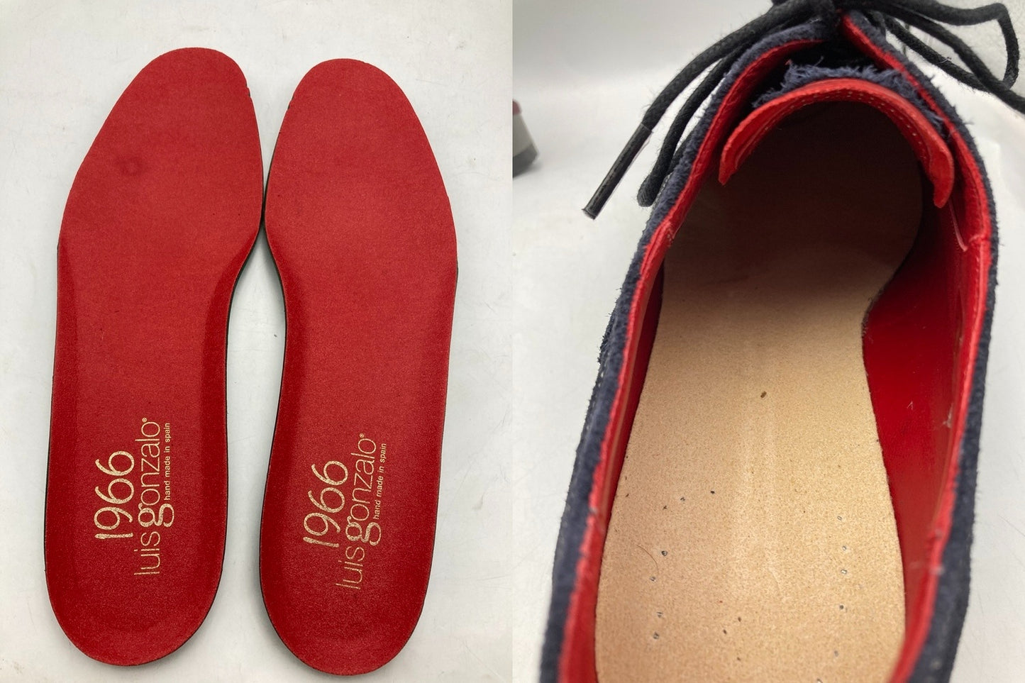 luis gonzalo ルイスゴンザロ ウイングチップ スエードシューズ 中古 D4