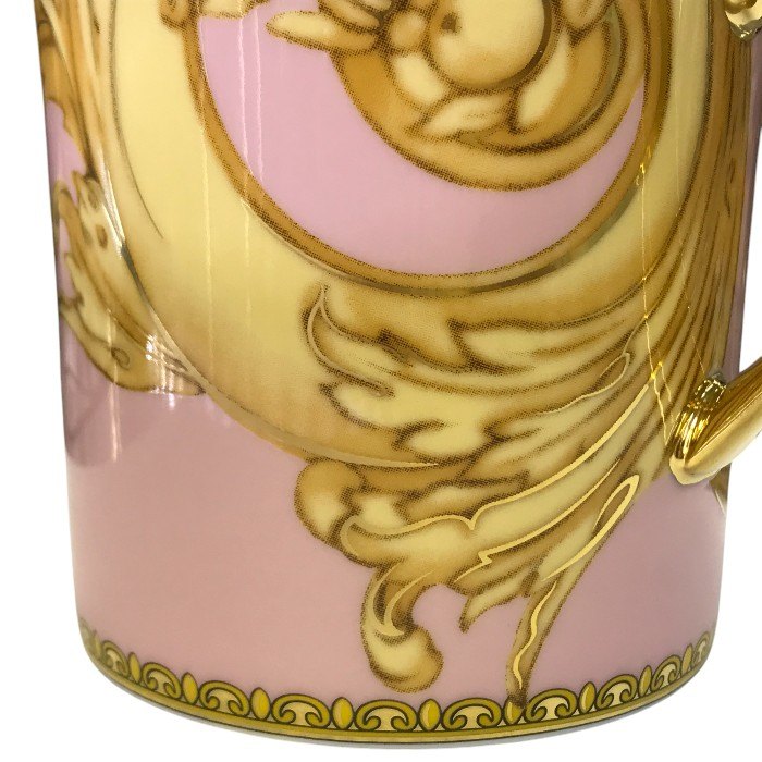VERSACE x ROSENTHAL ベルサーチ ビザンチン マグカップ 約350ml Byzantins ローゼンタール 金彩 中古 T1