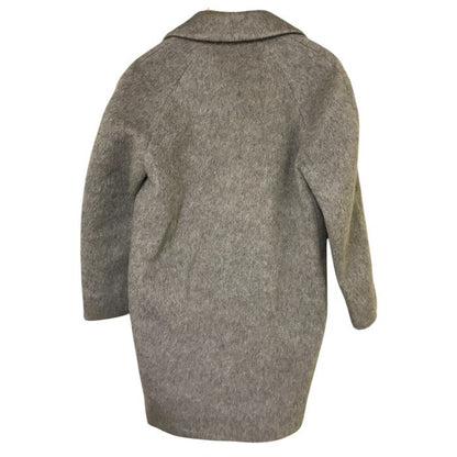 COACH コーチ チェスターコート レディース 冬 モヘヤ グレー XSサイズ 10792 アウター ウール ブランド 中古 W1