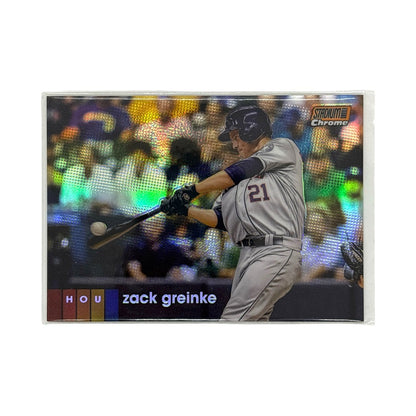 TOPPS MLBカード STADIUM CLUB CHROME ZACK GREINKE HOUSTON ASTROS 16/25 #136 中古 IT1
