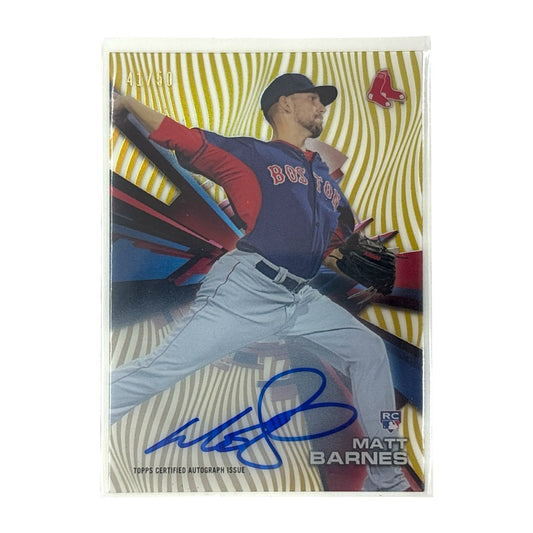 TOPPS MLBカード HIGH TEK MATT BARNES BOSTON RED SOX 41/50 #HT-MBS 中古 IT1