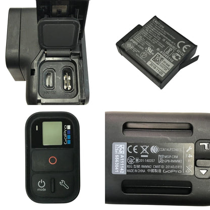 GoPro HERO7 BLACK アクションカメラ ブラック 4K/60P 防水 GPS タッチパネル 2型液晶 ウェアラブルカメラ ゴープロ 中古 T1