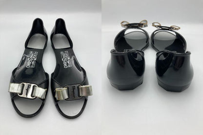 SalvatoreFerragamo サルヴァトーレフェラガモ ヴァラリボン ラバー サンダル 中古 4