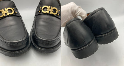 Salvatore Ferragamo サルヴァトーレフェラガモ ガンチーニ ローファー UR31285 サイズ8 メンズ 中古 D4