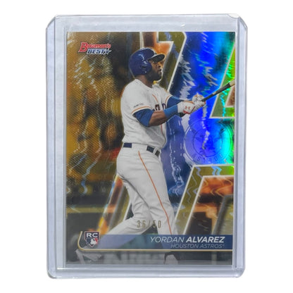 TOPPS MLBカード BOWMAN'S BEST YORDAN ALVAREZ HOUSTON ASTROS /50 #45 中古 IT2