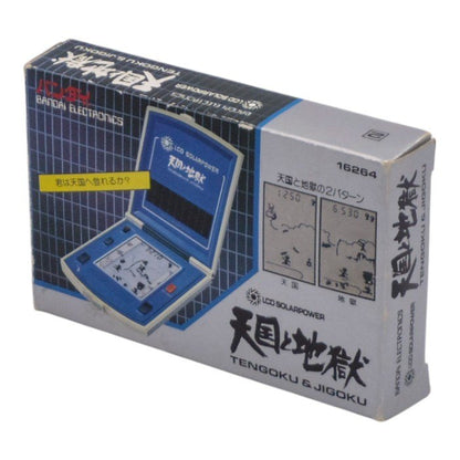 BANDAI バンダイ LCDソーラーパワーシリーズ 16264 天国と地獄 TENGOKU&JIGOKU LCDゲーム 電池要らず 中古 a1