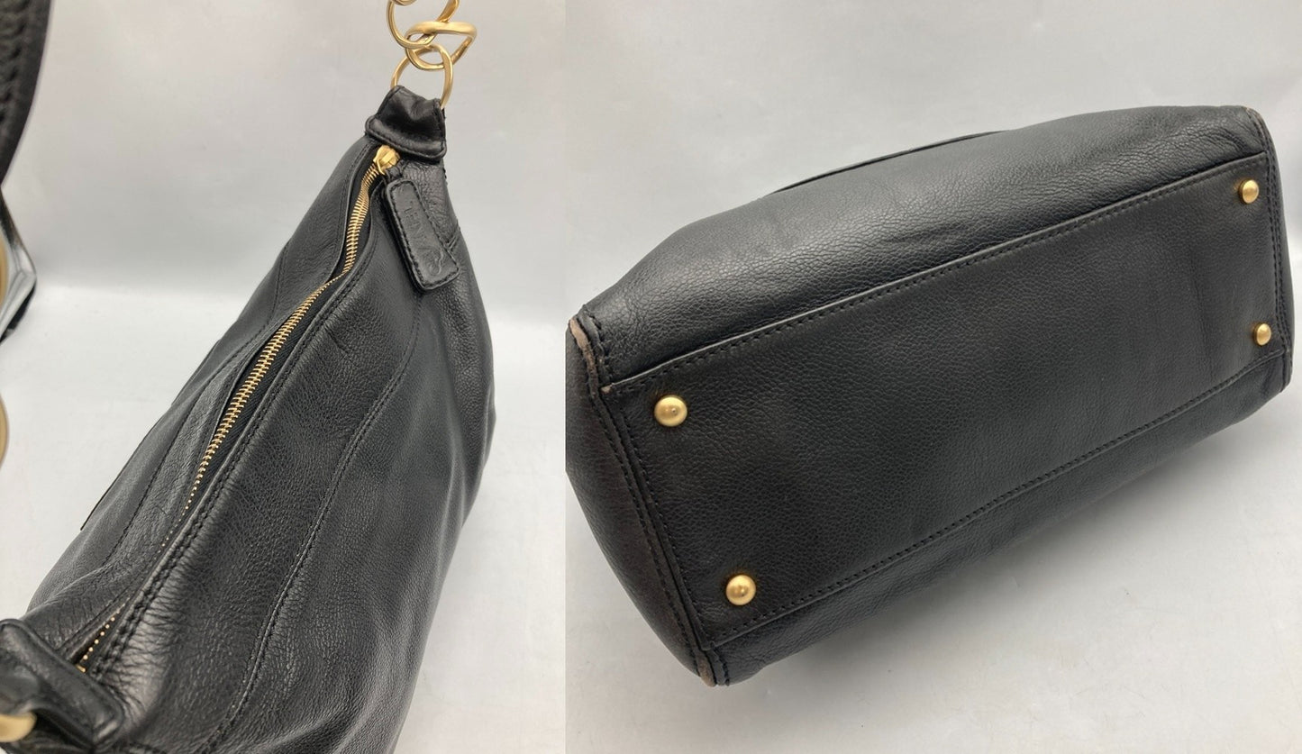 CHANEL シャネル キャビアスキン ココマーク ワンショルダーバッグ 中古 D4