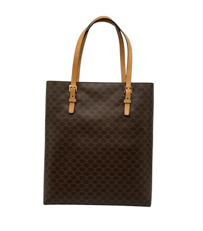 CELINE セリーヌ マカダム トートバッグ PVC×レザー 中古 D4