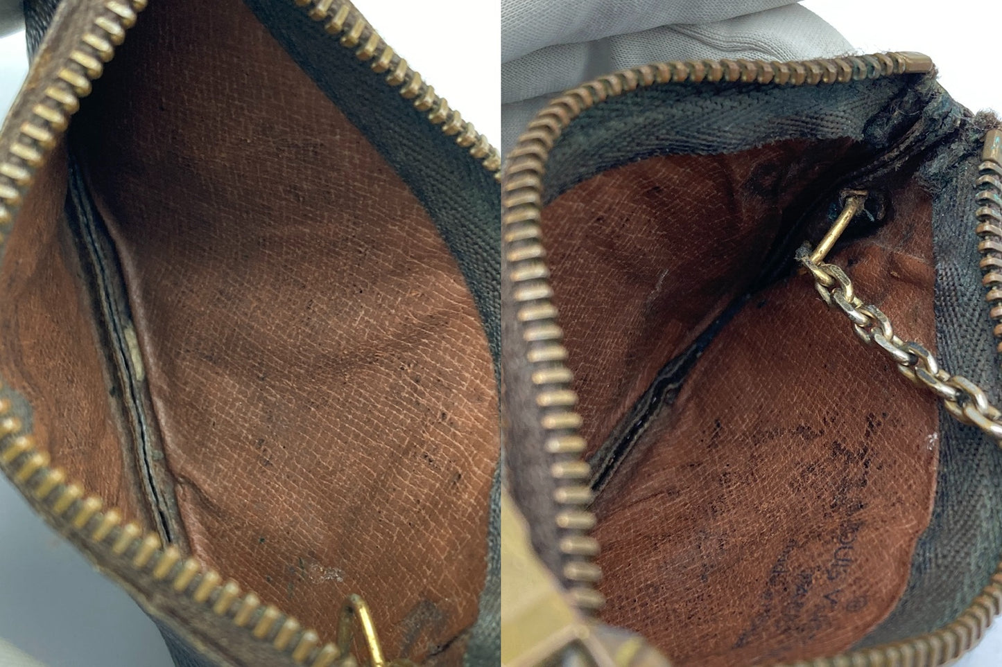 LOUIS VUITTON ルイヴィトン モノグラム ポシェット・クレ コインケース キーケース M62650 中古 D4