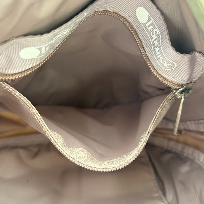 Lesportsac レスポートサック ２WAY バッグ シャンパングリッター 鞄 ショルダー トート ミニ コンパクト 中古 W４