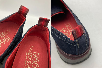 luis gonzalo ルイスゴンザロ ウイングチップ スエードシューズ 中古 D4