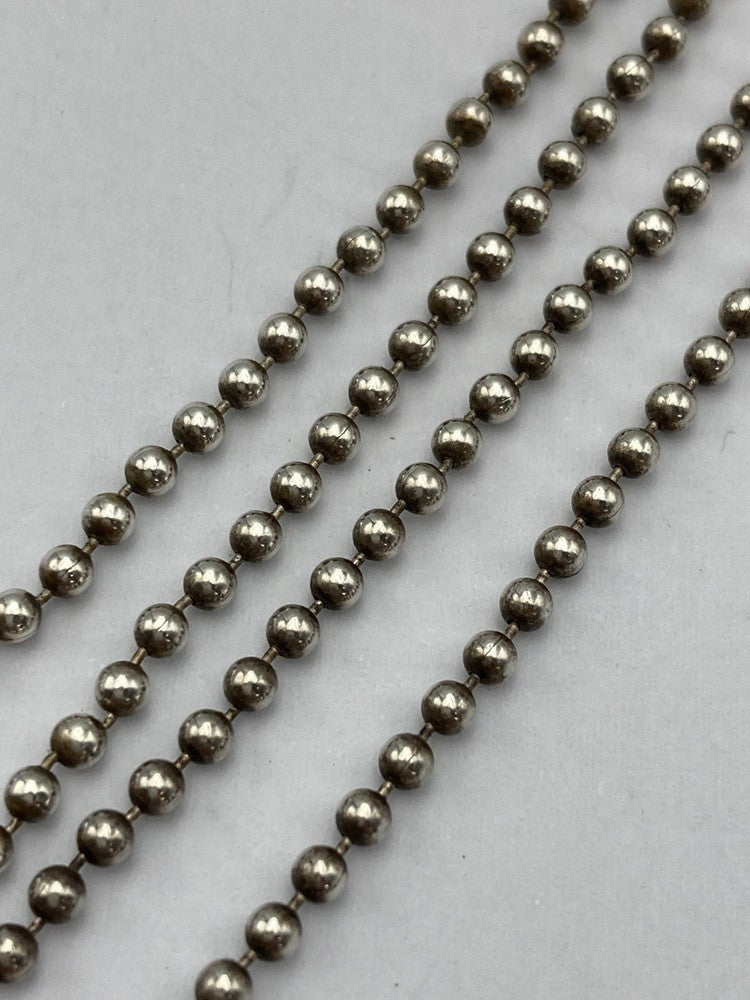 GUCCI グッチ ドッグタグ プレート ネックレス シルバー925 中古 D4