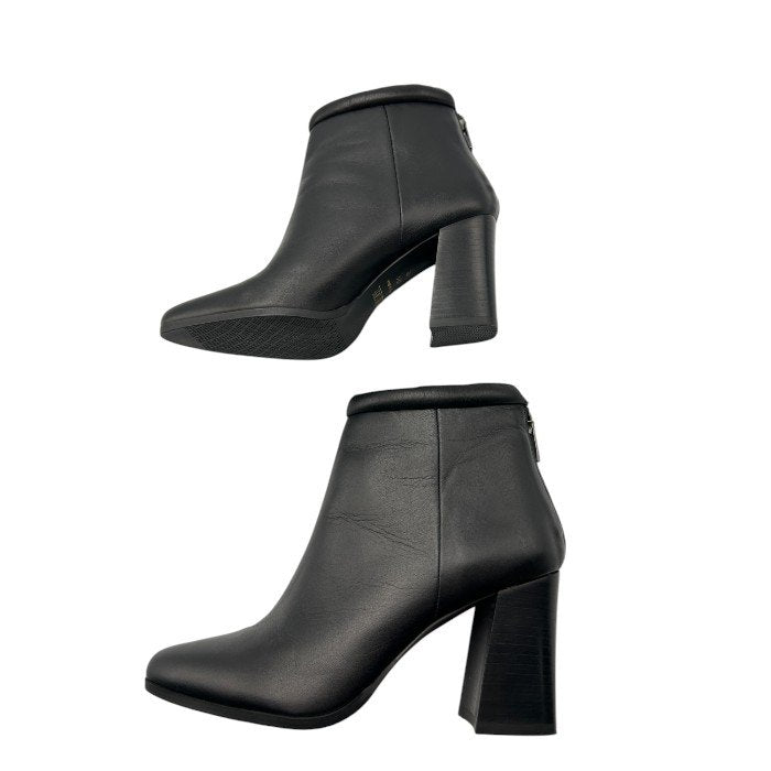 POOL SIDE プールサイド レザー ショートブーツ AR17190AL 22.5cm 靴 シューズ レディース ヒール 中古 W４