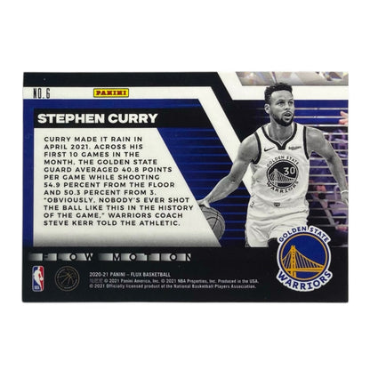 PANINI NBAカード FLUX STEPHEN CURRY GOLDEN STATE WARRIORS #6 中古 IT2