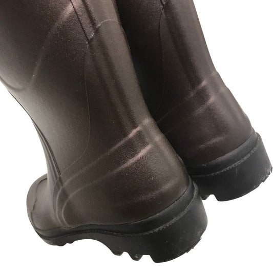 AIGLE エーグル レインブーツ 23.5cm ブラウン 37サイズ 中古 Y1