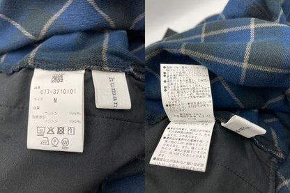 human woman ヒューマンウーマン 起毛チェックブラウス 077-3210101 サイズM 中古 D4