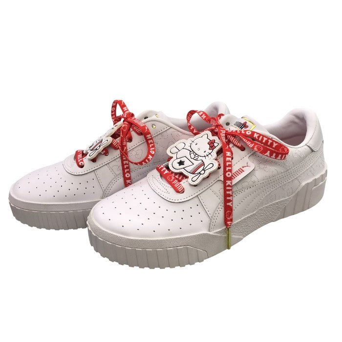 puma×ハローキティ コラボスニーカー レディース オールシーズン 厚底 ホワイト 25cm 372328-01 中古 M1