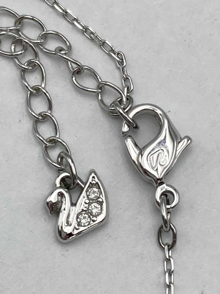 SWAROVSKI スワロフスキー ダンシングクリスタル クリスタルパヴェ ラウンド ネックレス 5279425 中古 D4