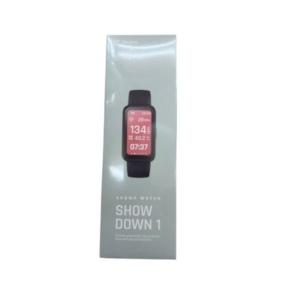 未開封品 100plus サの国 サウナウォッチ SHOWDOWN 1 サウナ サウォッチ ショダンワン 時間 心拍 中古 W４