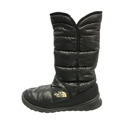 THE NORTH FACE ザノースフェイス ヌプシブーツ レディース ミドル丈 レインシューズ スノーブーツ 防寒 ブラック 24cm 616273 中古 T1
