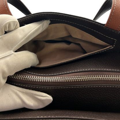 UNITED ARROWS GREEN LABEL RELAXING ユナイテッドアローズ グリーンレーベルリラクシング シボ革 トートバッグ 鞄 レザー メンズ ビジネス A4 通勤 中古 W４