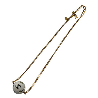 CHANEL シャネル ココマーク ボール ネックレス アクセサリー ジュエリー おしゃれ レディース ブランド 中古 W４