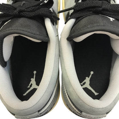 NIKE ナイキ エアジョーダン 1 LOW SE スニーカー メンズ レザー AIR JORDAN グレー/ブラック 26.0cm HQ2010-012 中古 T1