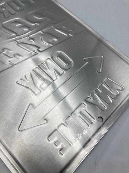 RADIO FLYER ラジオフライヤー TIN SIGN 看板 プレート ONLY ANY TIME 中古 D4