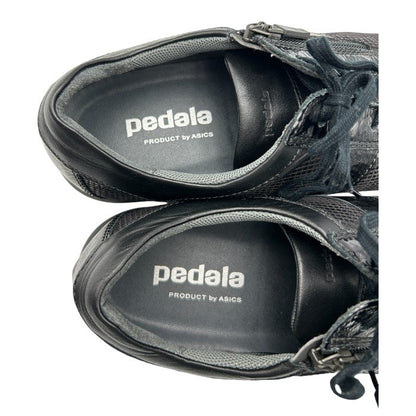 Pedala ペダラ asics アシックス WP254S エナメル レザー スニーカー 24.0cm 本革 靴 シューズ レディース 中古 W４