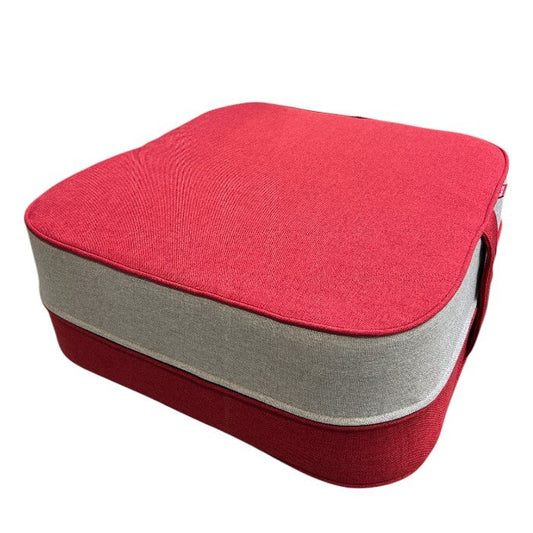 kerata ケラッタ トランポリン クッション レッド 子供 室内用 コイルスプリング搭載 大きめ 正方形 中古 W４