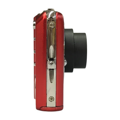 SANYO サンヨー デジタルカメラ レッド 手ぶれ補正 コンパクト スリム DSC-X1260-R 中古 T1