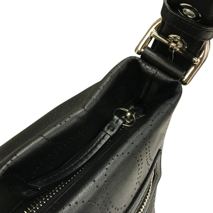 COACH コーチ ショルダーバッグ レディース パンチングレザー シグネチャー 2way F17104 中古 T1