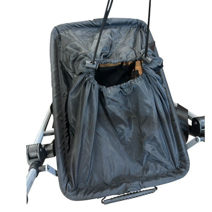 EcoCa エコカ 折りたたみ ショッピングカート スタンダードモデル ブラック 買い物 マイバッグ カート 中古 W４